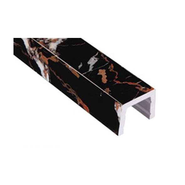 Shower room stone base (Black gold flower)